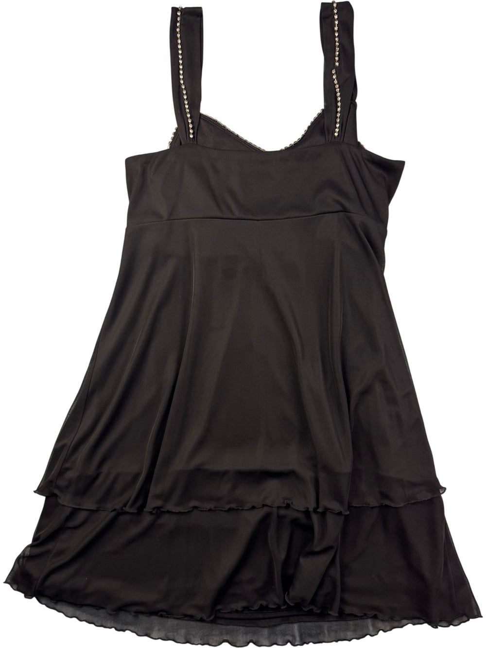 Black Lilly & Rose Embellished Dress - S - Think Vintage ltd