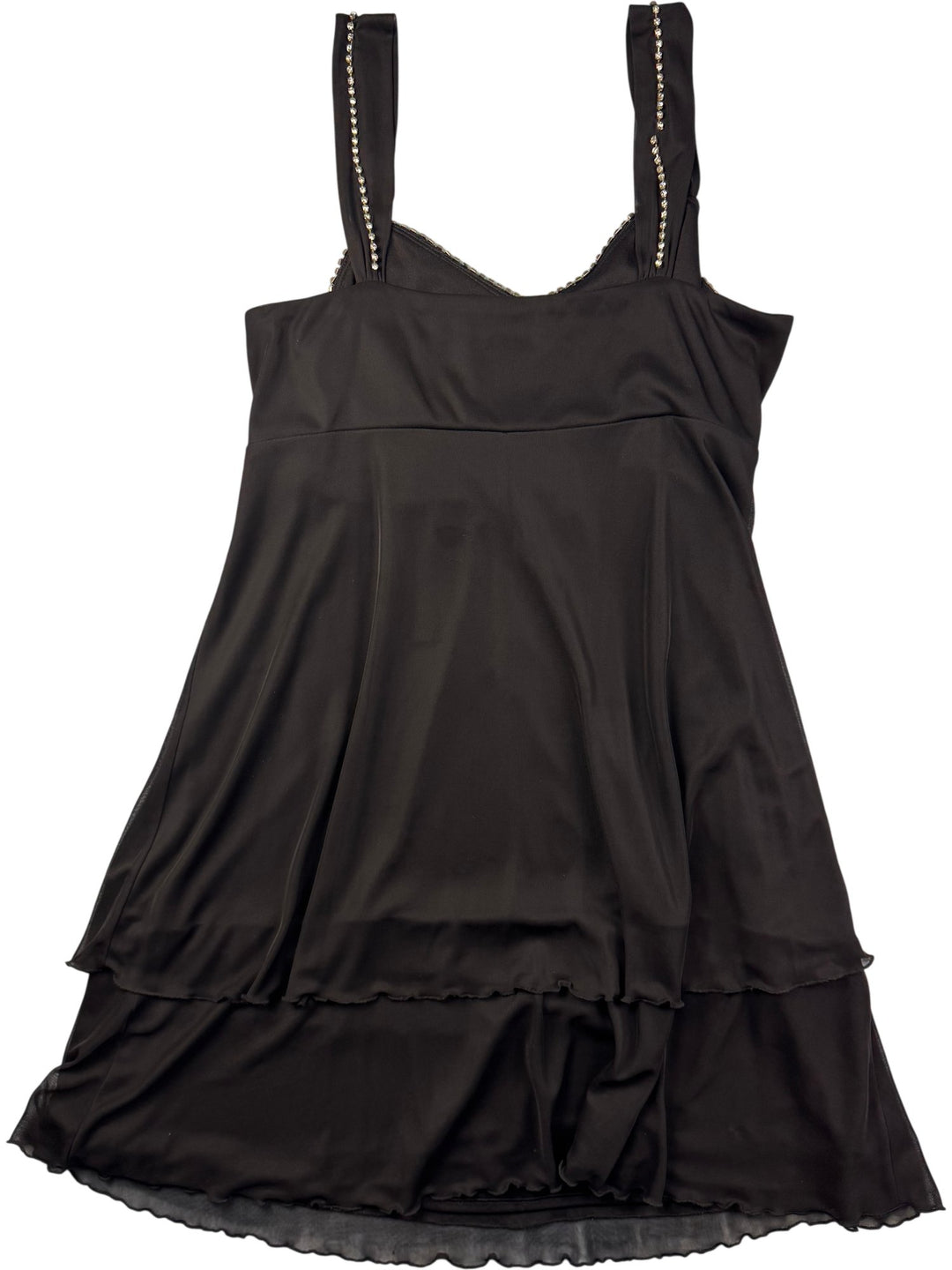 Black Lilly & Rose Embellished Dress - S - Think Vintage ltd