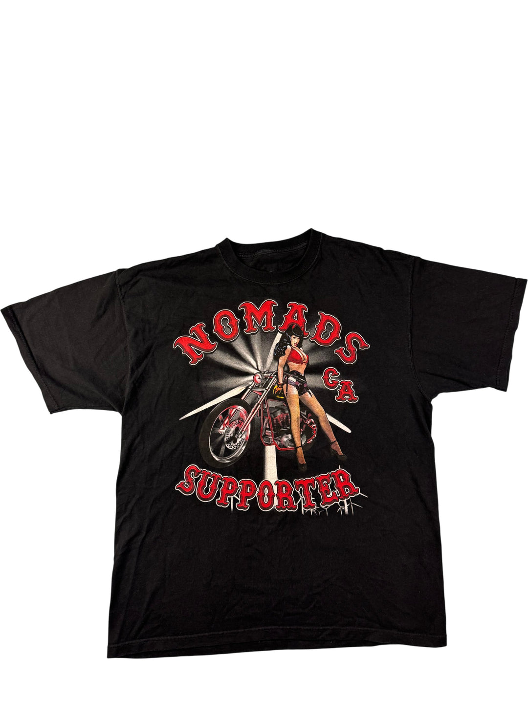 Black Nomads Supporter T-Shirt - XL - Think Vintage ltd