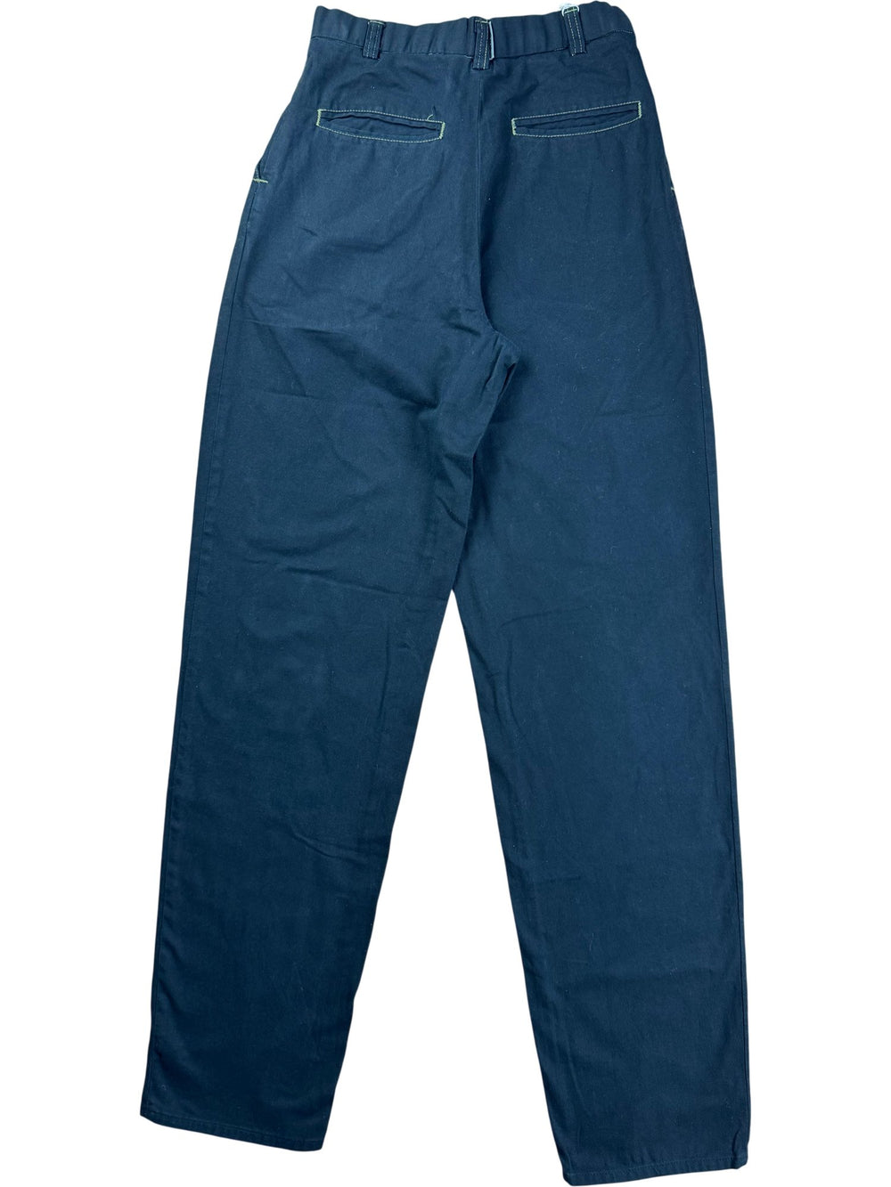 Black Pleated Trousers - W25 - Think Vintage ltd
