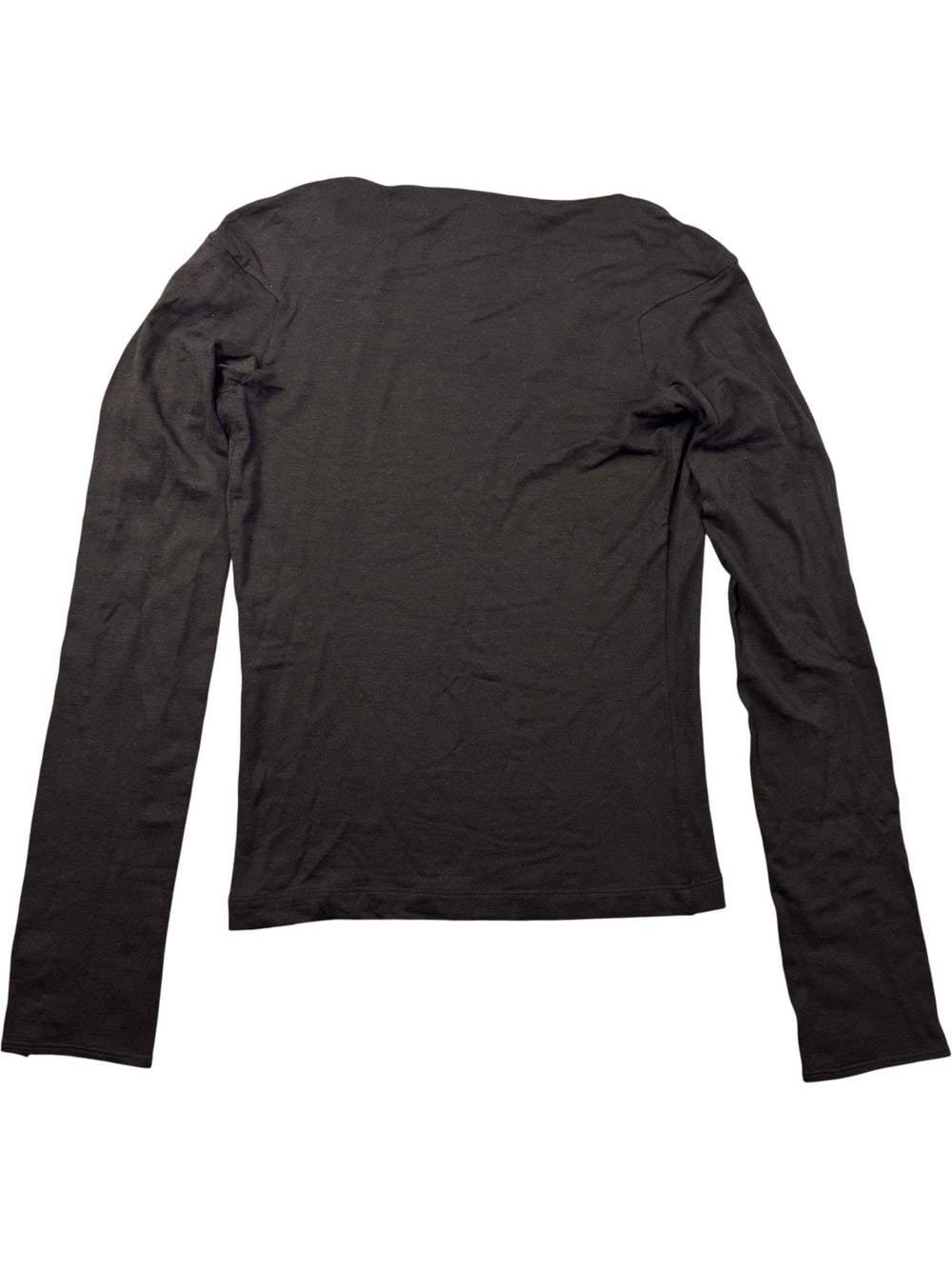 Black Plein Sud Long Sleeve Top - M - Think Vintage ltd