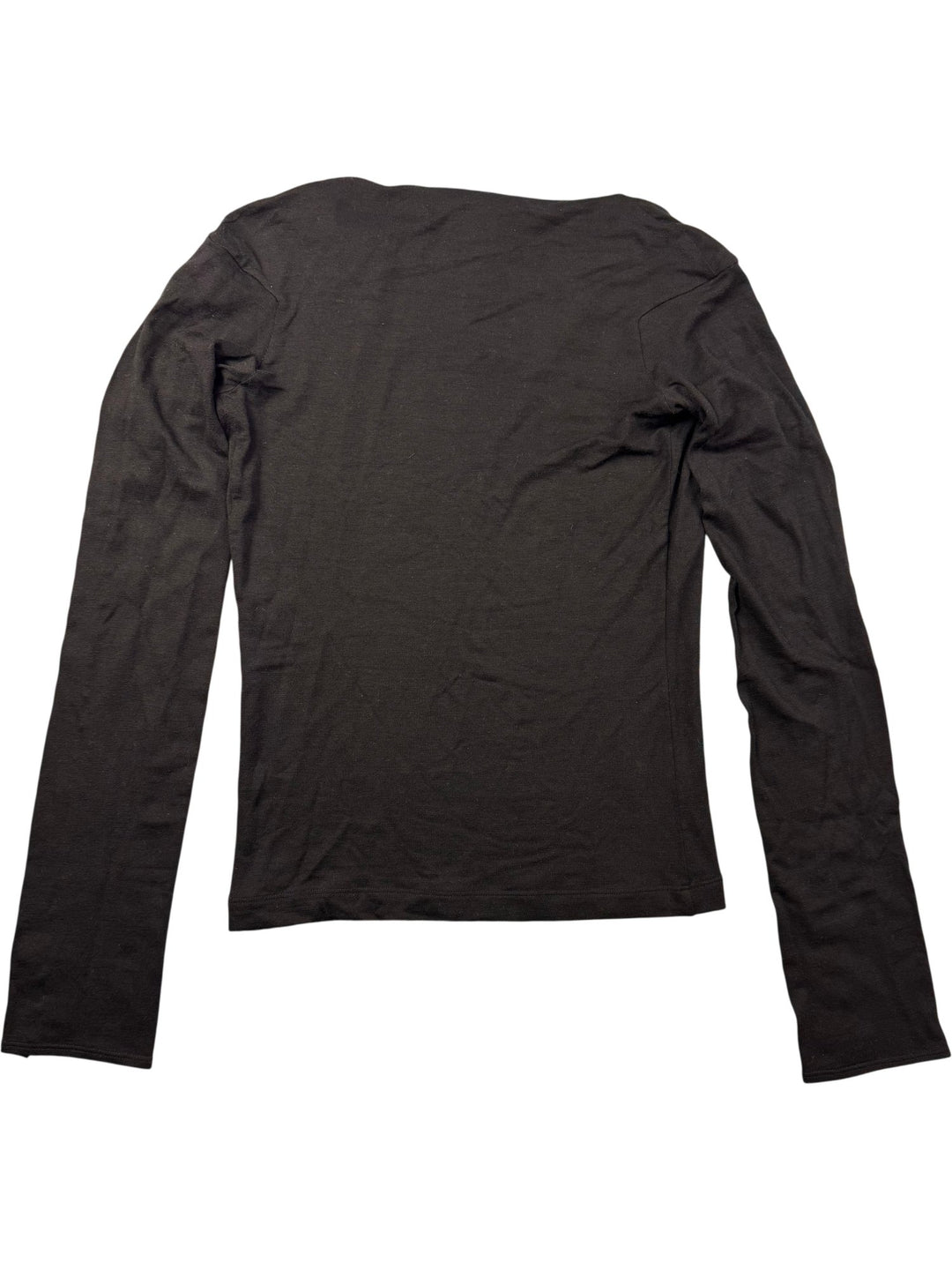 Black Plein Sud Long Sleeve Top - M - Think Vintage ltd