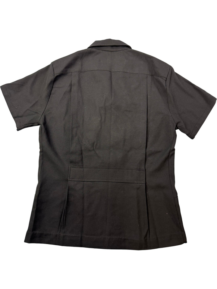 Black Short Sleeve Shirt - M - Think Vintage Online Ltd