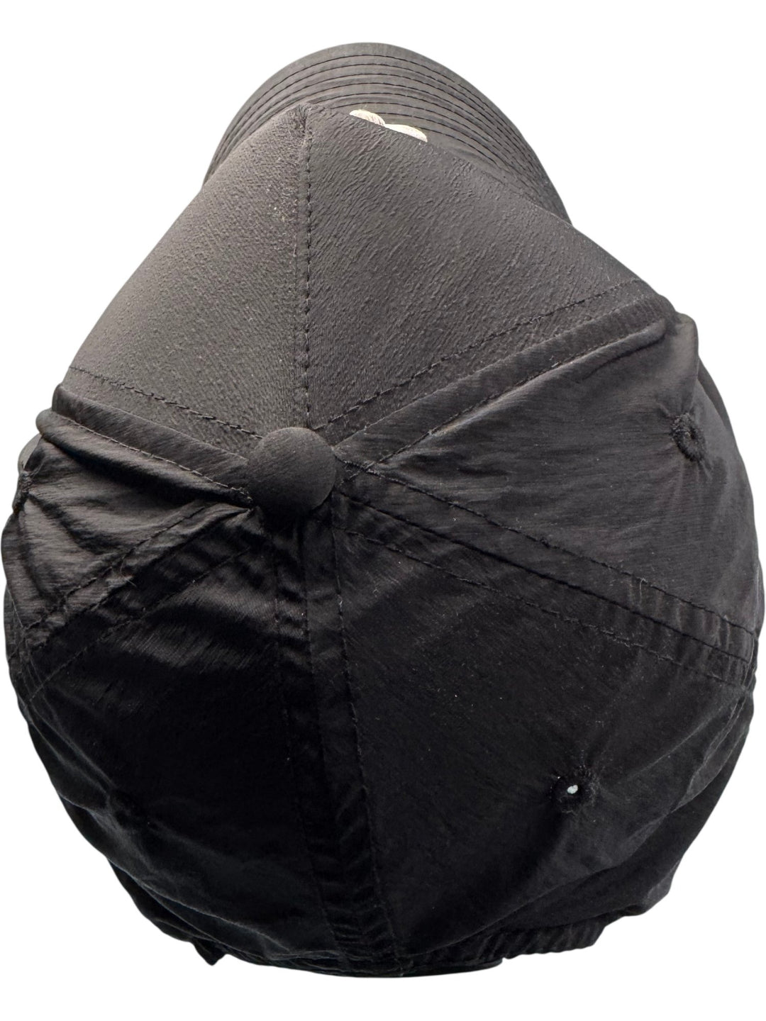 Black Sports Logo Cap - Think Vintage ltd