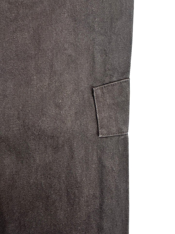 Black Straight Leg Jeans - W28 L30 - Think Vintage Online Ltd