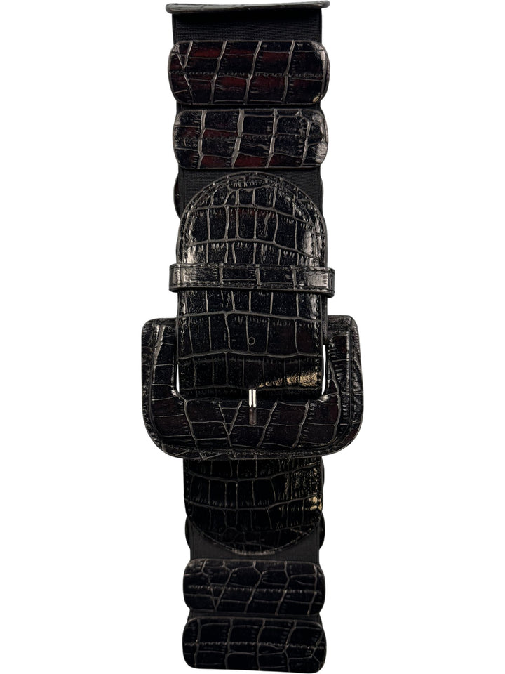 Black Textured Watch Band - Think Vintage ltd