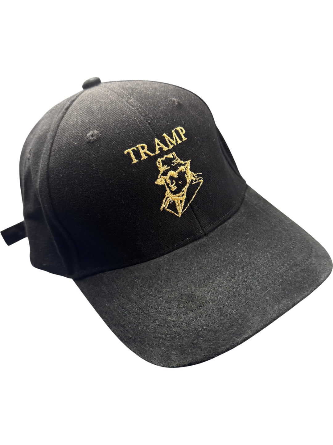 Black Tramp Baseball Cap - Think Vintage ltd