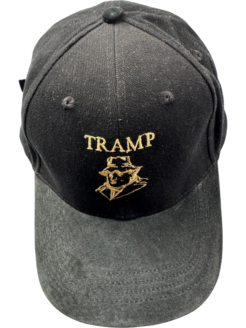 Black Tramp Baseball Cap - Think Vintage ltd