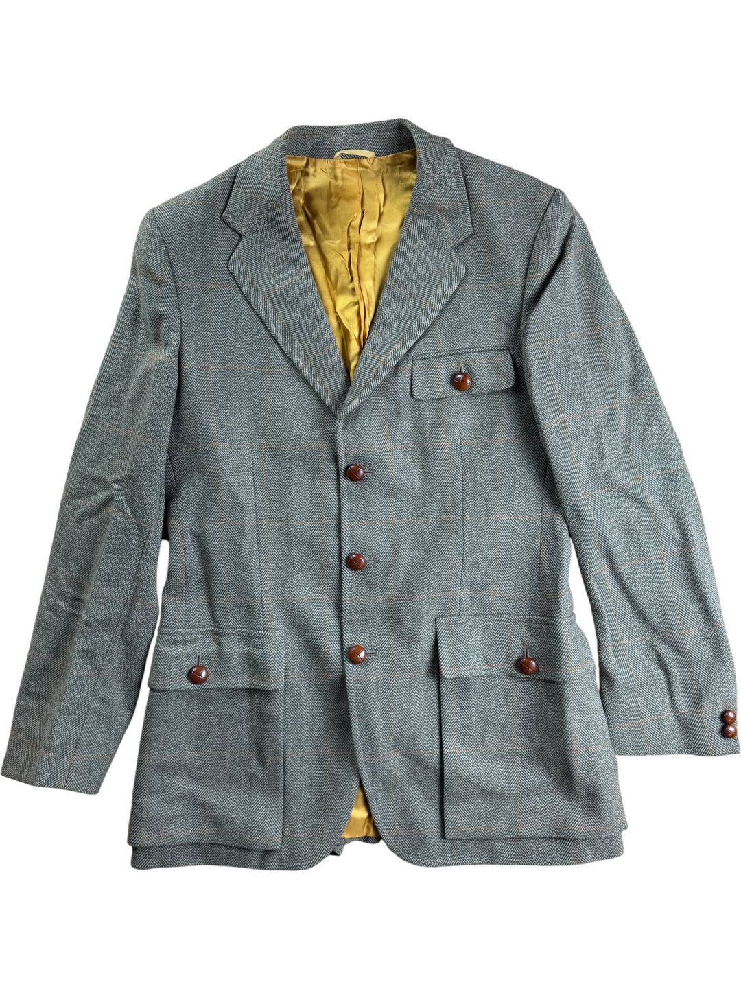 Bladen Supasax Wool Tweed Jacket - M - Think Vintage ltd