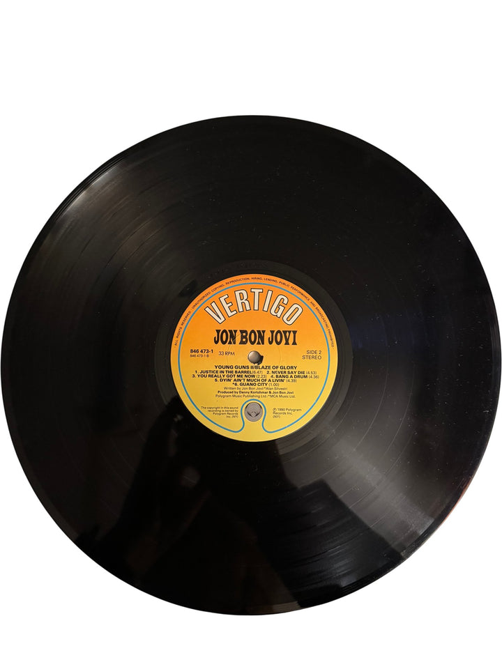 Blaze Of Glory Young Guns II Soundtrack Vinyl - Good - Think Vintage ltd