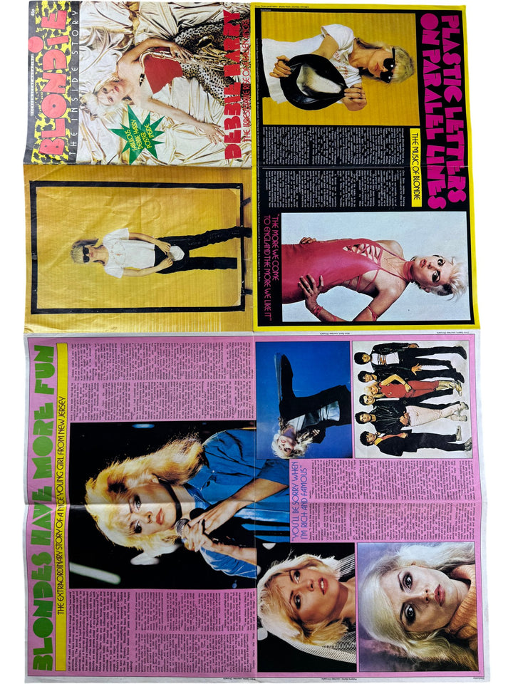 Blondie Magazine Debbie Harry Feature - Think Vintage ltd