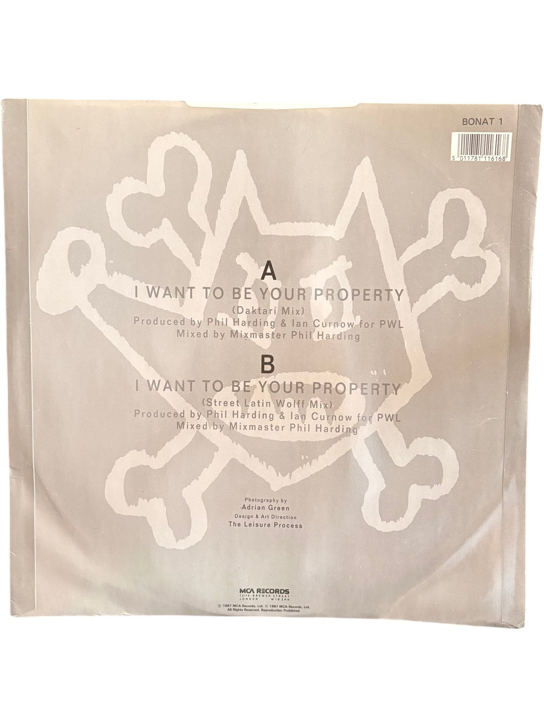 Blue Mercedes I Want To Be Your Property Vinyl - Good - Think Vintage ltd