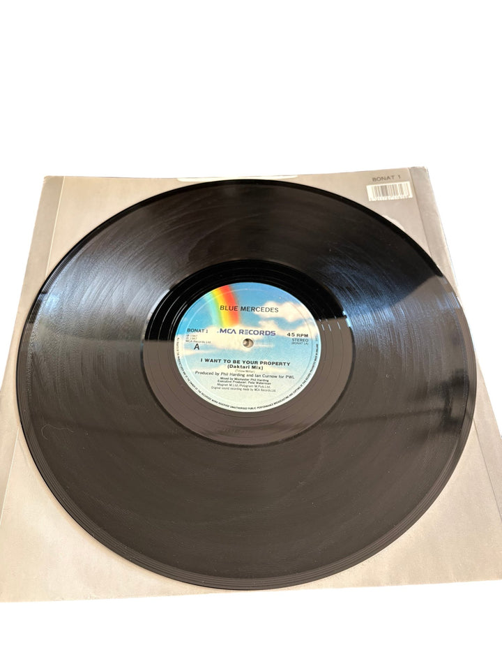 Blue Mercedes I Want To Be Your Property Vinyl - Good - Think Vintage ltd