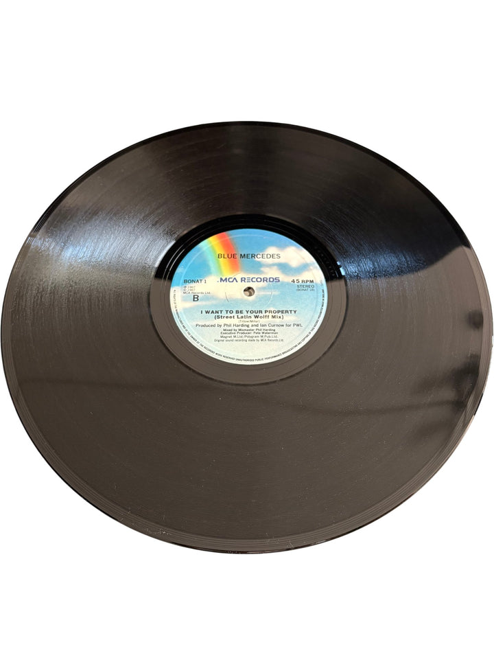 Blue Mercedes I Want To Be Your Property Vinyl - Good - Think Vintage ltd