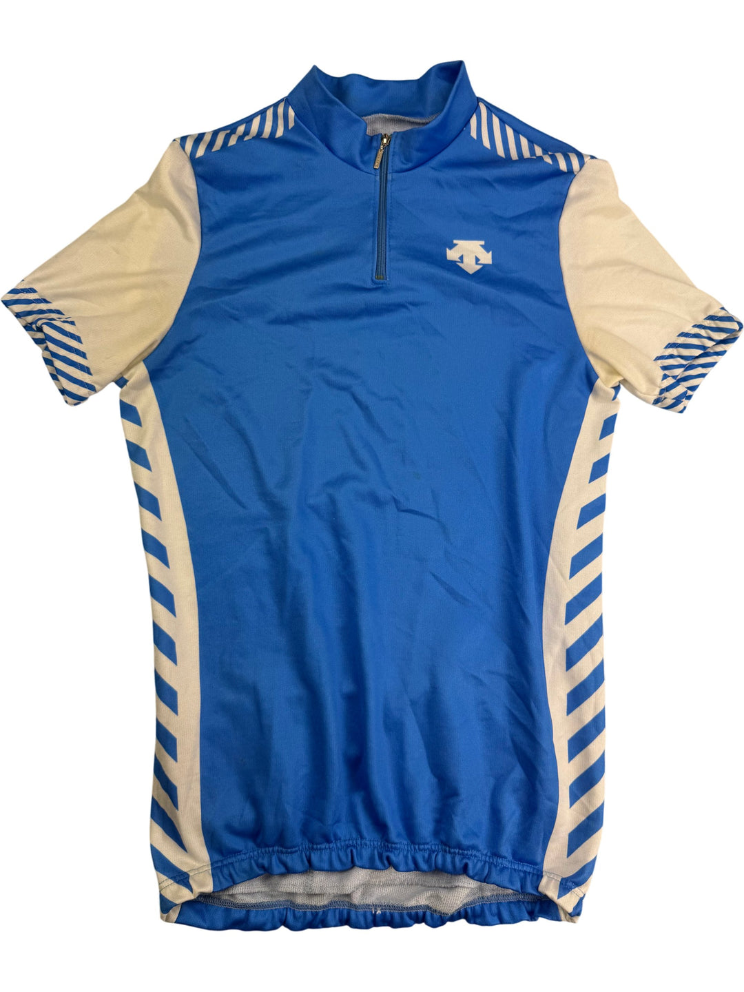 Blue Short Sleeved Cycling Jersey - Think Vintage Online Ltd