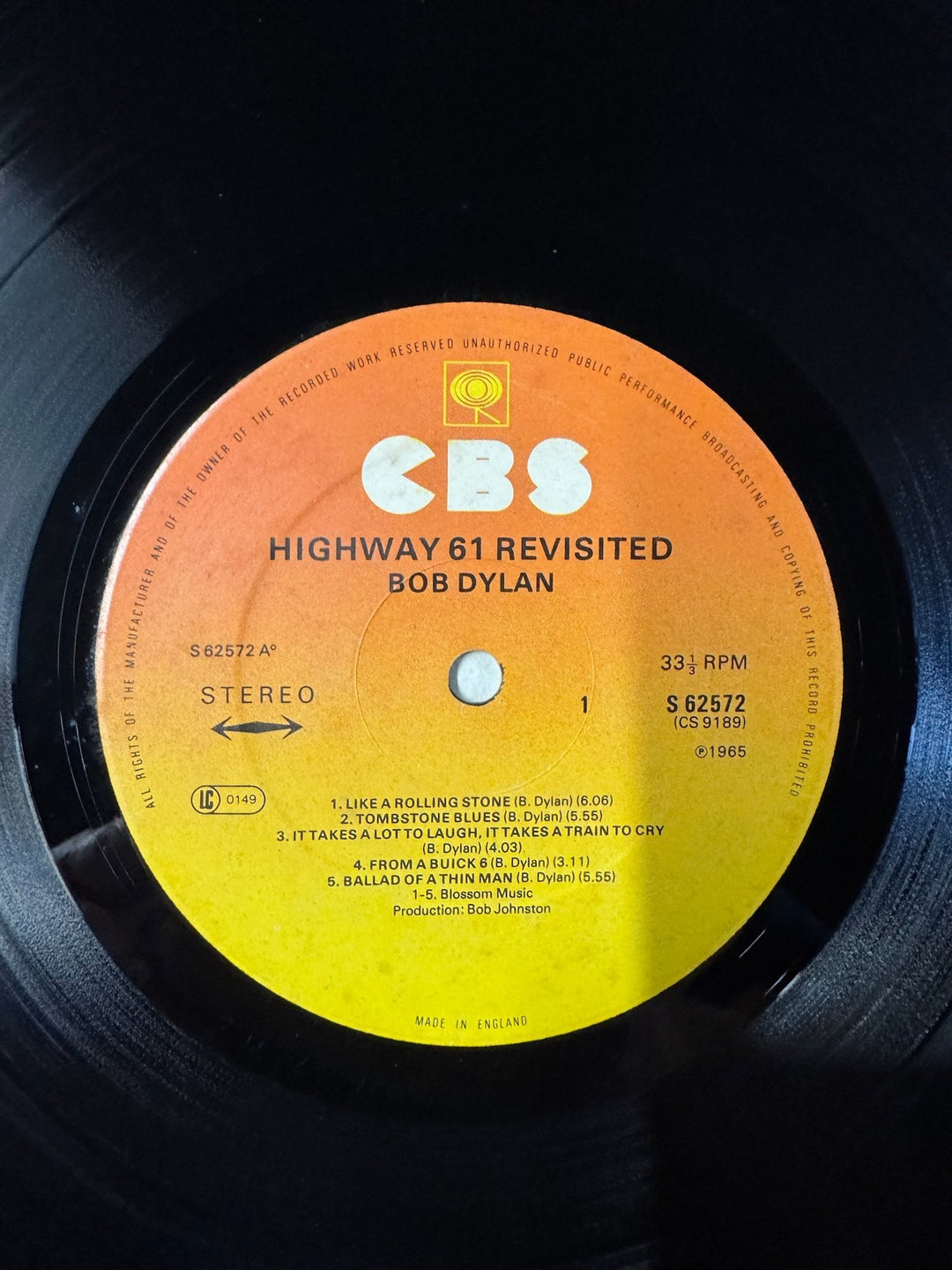 Bob Dylan Highway 61 Revisited Vinyl - Very Good
