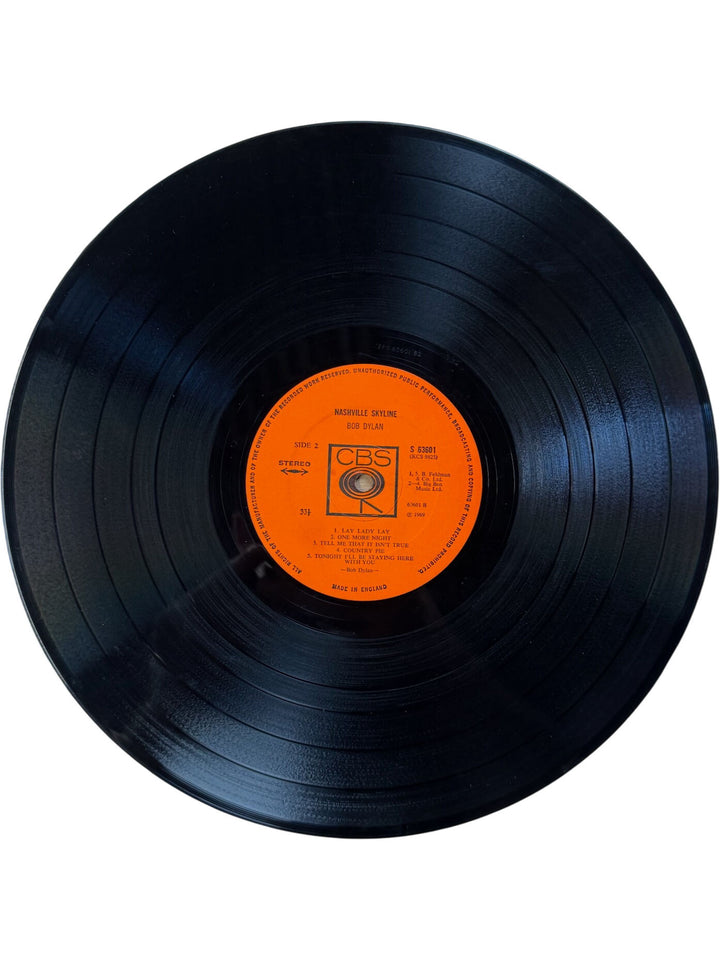 Bob Dylan Nashville Skyline Vinyl - Very Good