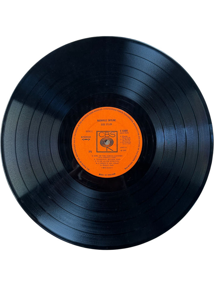 Bob Dylan Nashville Skyline Vinyl - Very Good