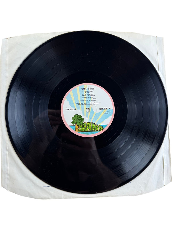 Bob Dylan Planet Waves Vinyl Record - Good+