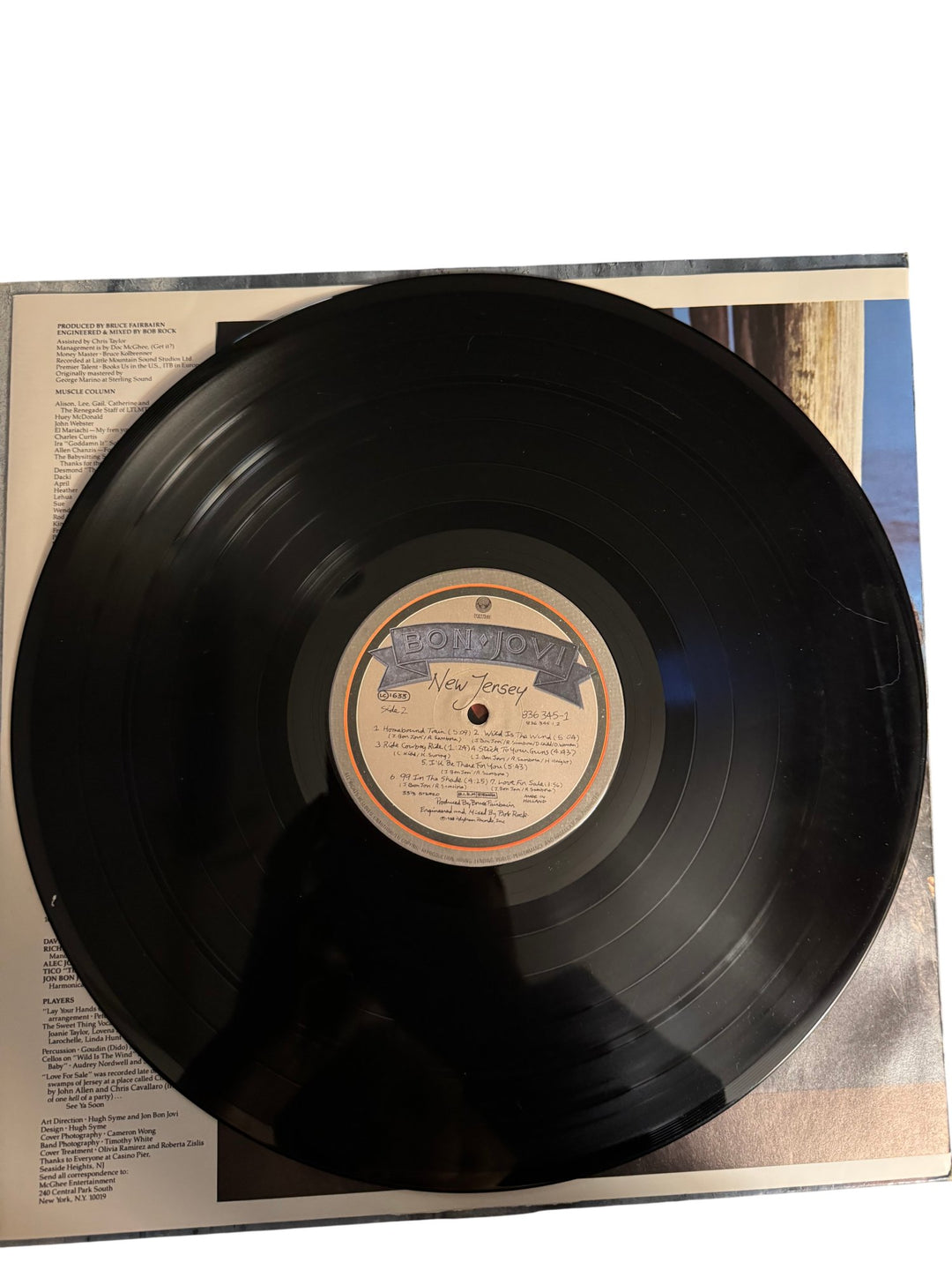 Bon Jovi New Jersey LP - Good - Think Vintage ltd