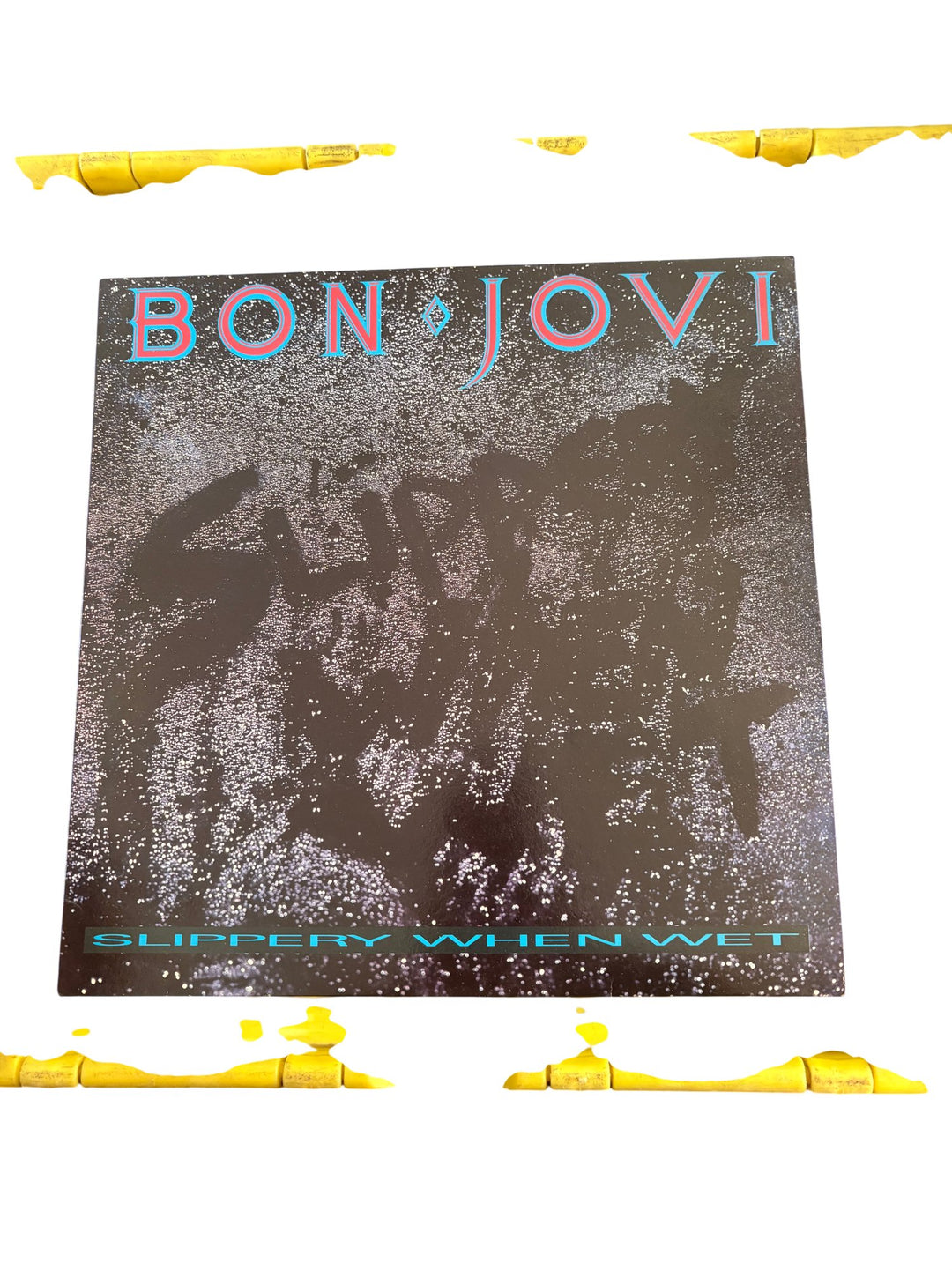 Bon Jovi Slippery When Wet Vinyl - Good - Think Vintage ltd