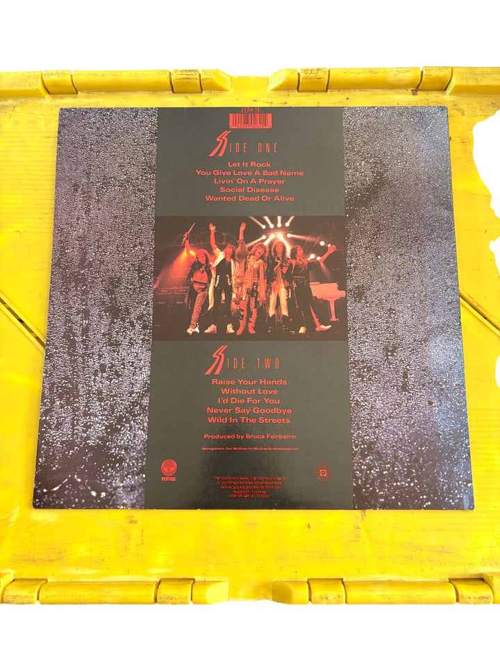 Bon Jovi Slippery When Wet Vinyl - Good - Think Vintage ltd