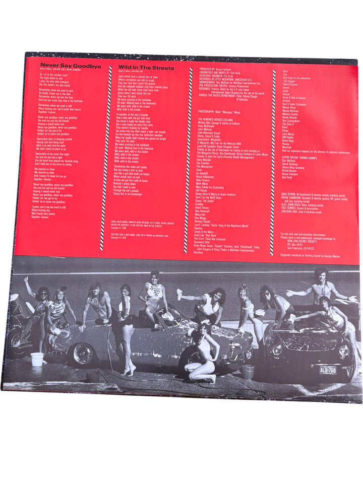 Bon Jovi Slippery When Wet Vinyl - Good - Think Vintage ltd
