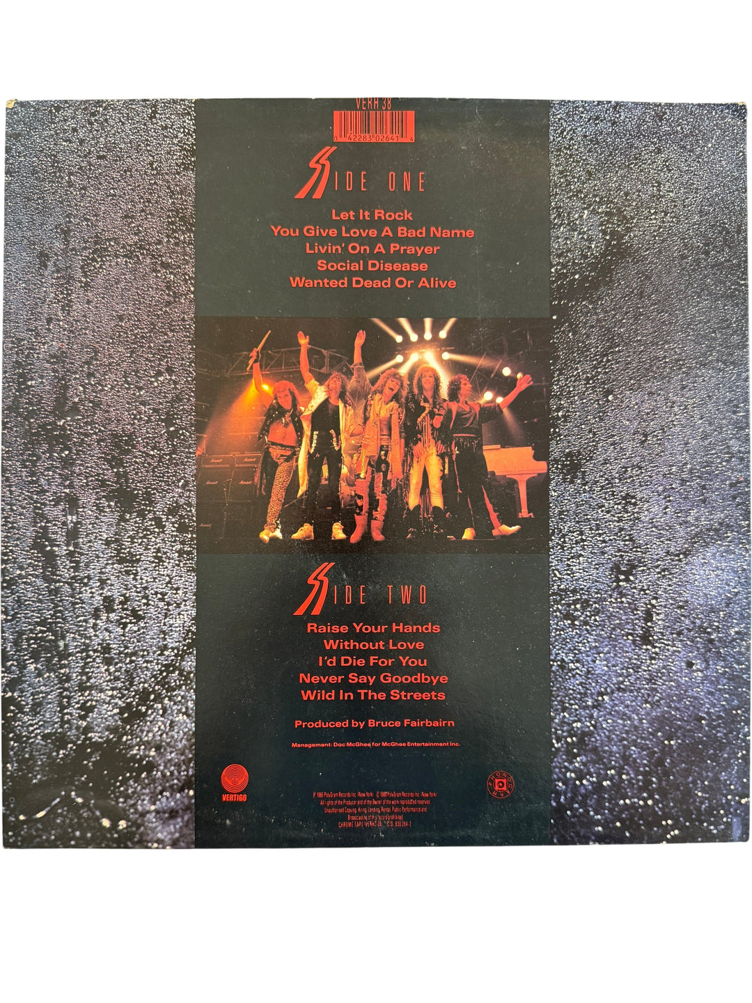 Bon Jovi Slippery When Wet Vinyl