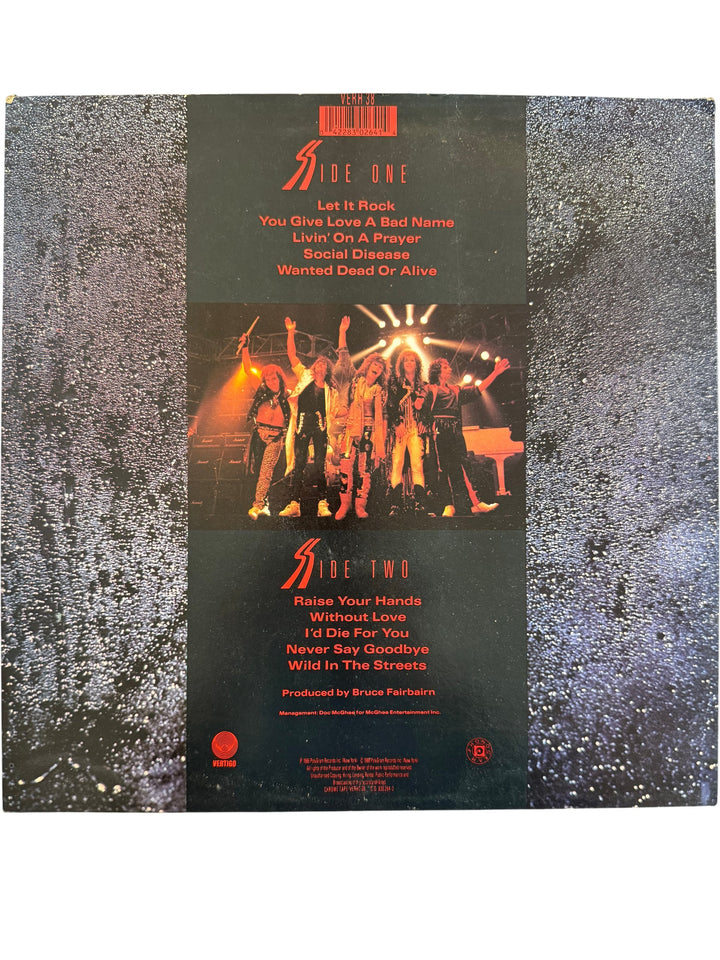 Bon Jovi Slippery When Wet Vinyl