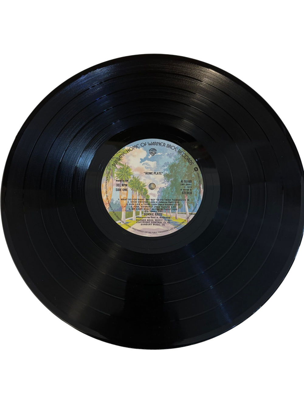 Bonnie Raitt Home Plate Vinyl Record - Good - Think Vintage ltd