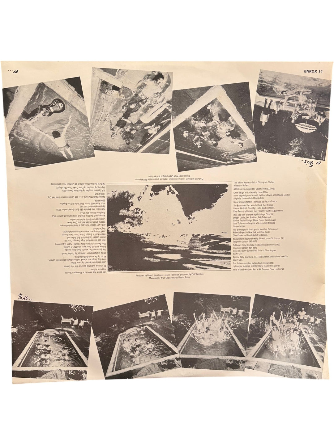 Boomtown Rats The Fine Art Of Surfacing Vinyl - Fair - Think Vintage ltd