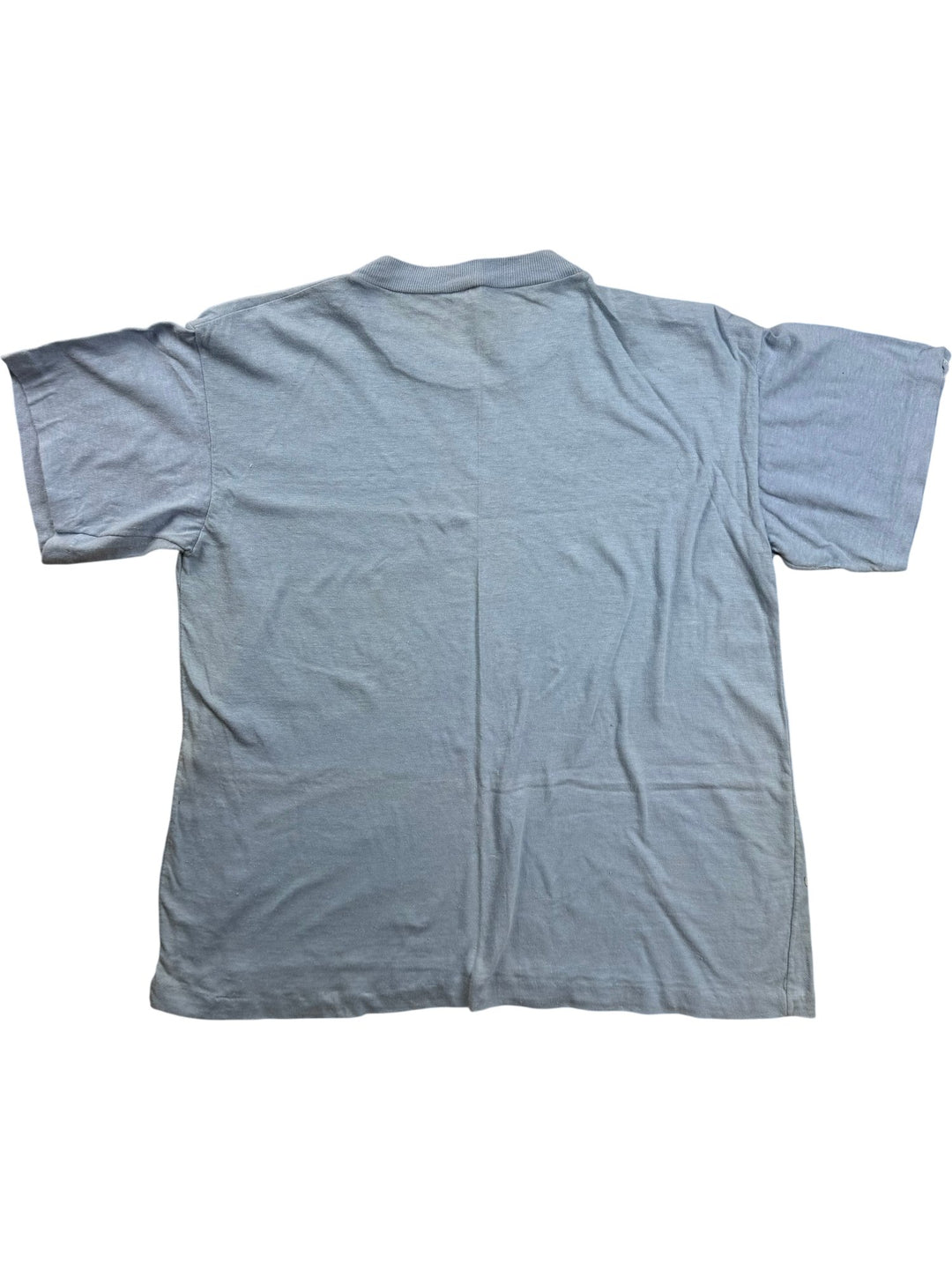 Bootleg 1980s Blue Cotton T-Shirt - M - Think Vintage ltd