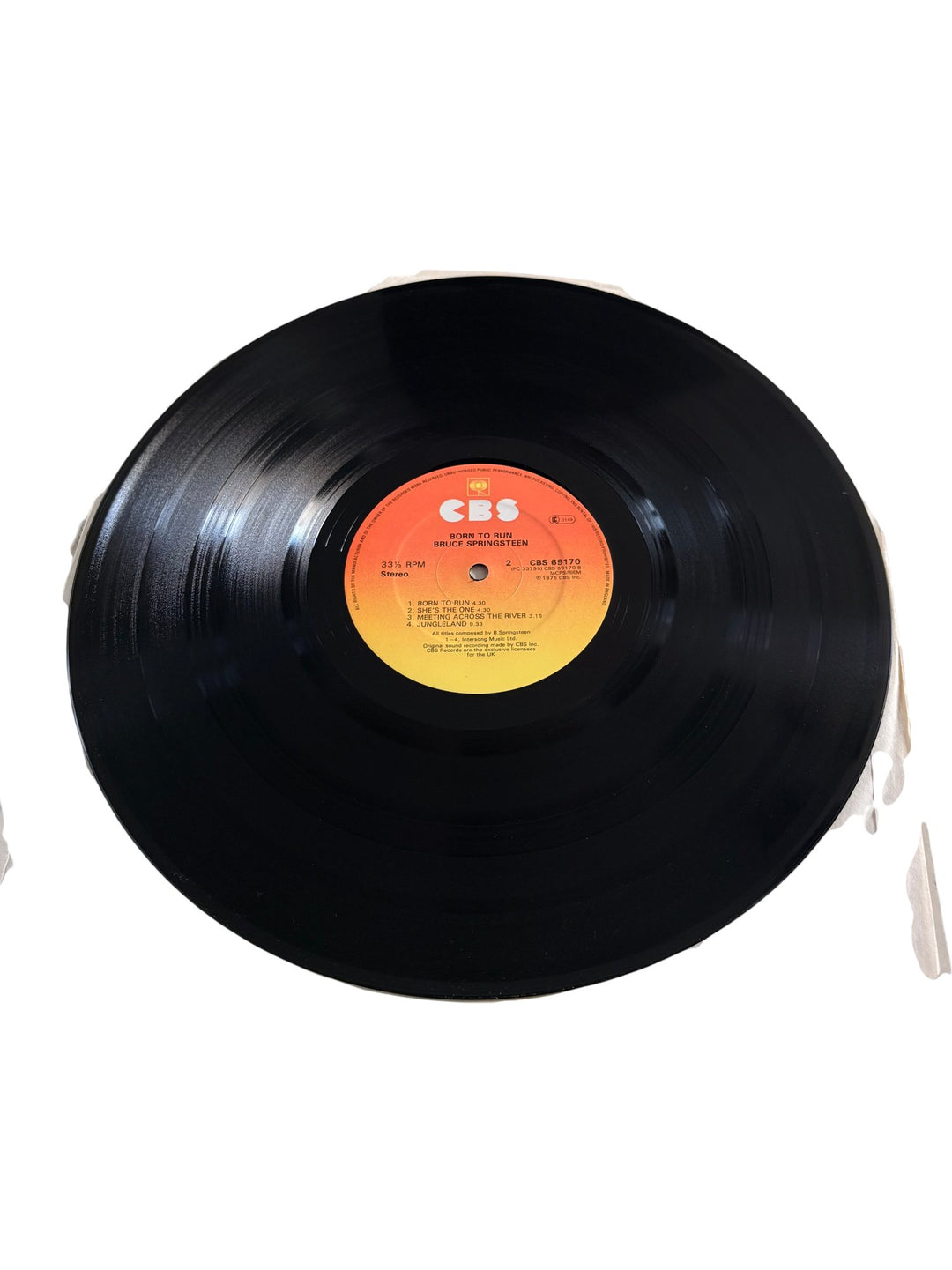 Born To Run Vinyl LP - Good - Think Vintage ltd