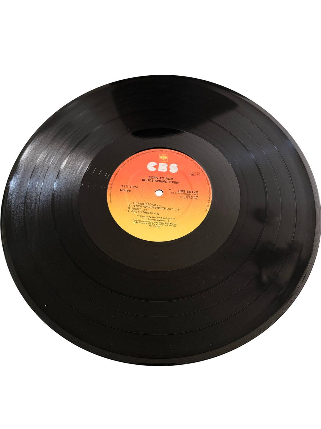Born To Run Vinyl LP - Good - Think Vintage ltd
