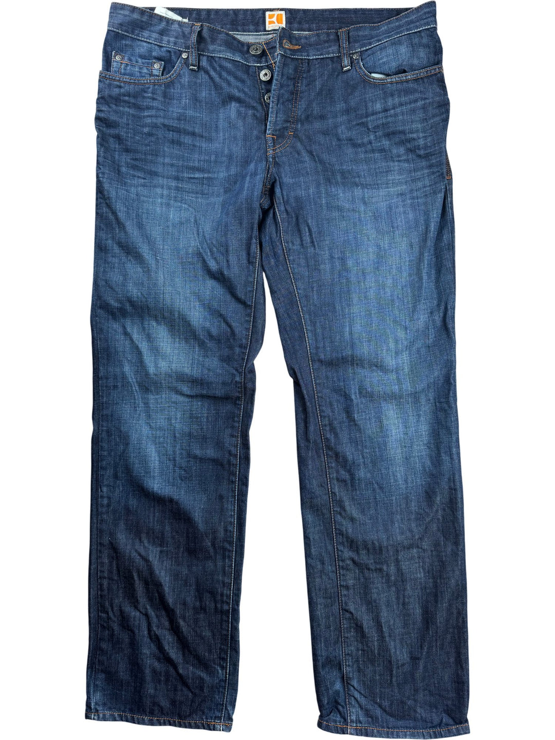 Boss Orange Regular Fit Denim Jeans - W39 - Think Vintage ltd