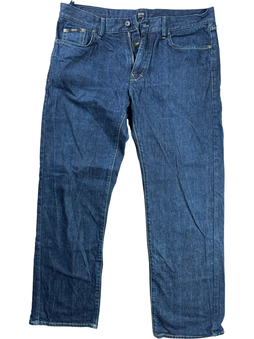 Boss Stretch Denim Jeans - W38 - Think Vintage ltd