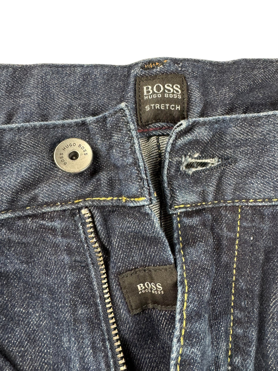Boss Stretch Denim Jeans - W38 - Think Vintage ltd