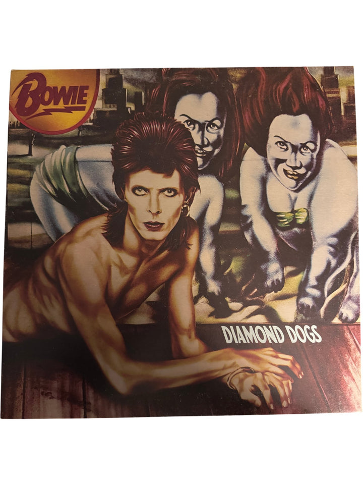 Bowie Diamond Dogs Vinyl Record - Good - Think Vintage ltd