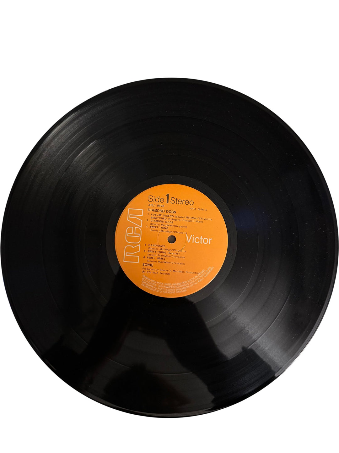 Bowie Diamond Dogs Vinyl Record - Good - Think Vintage ltd