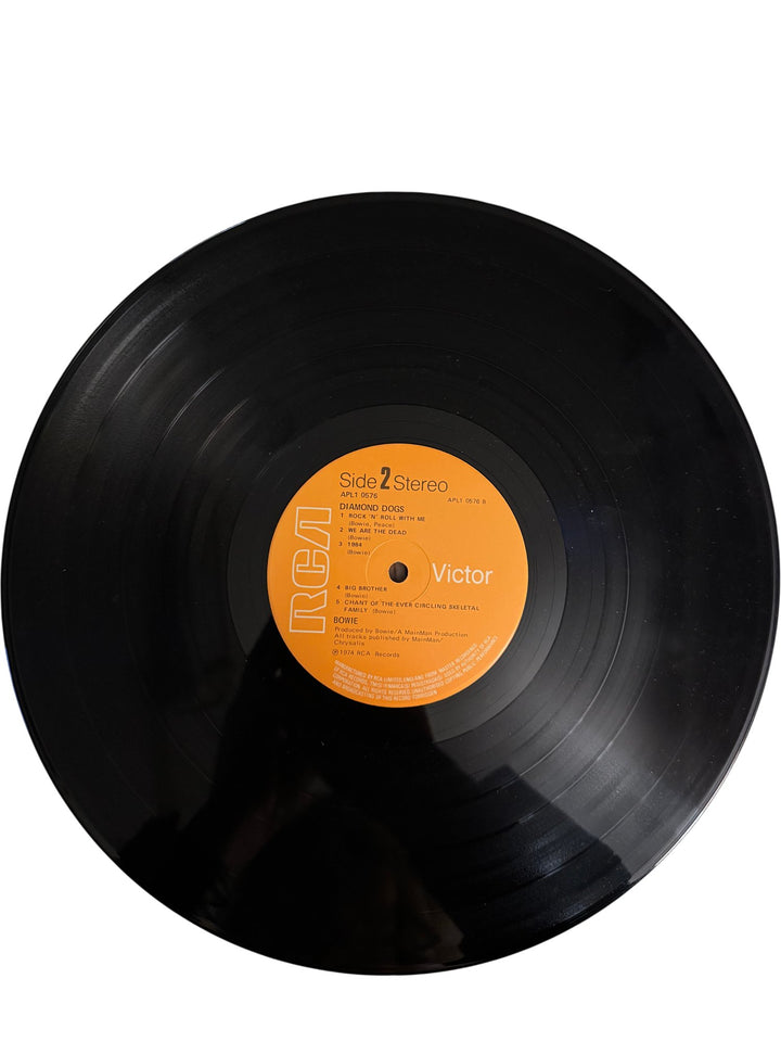 Bowie Diamond Dogs Vinyl Record - Good - Think Vintage ltd
