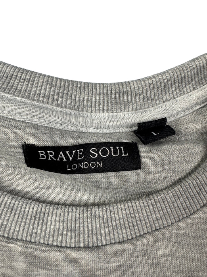 Brave Soul NYC State Champs Sweatshirt - L - Think Vintage Online Ltd