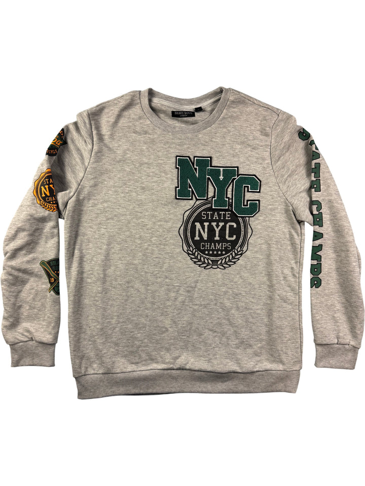 Brave Soul NYC State Champs Sweatshirt - L - Think Vintage ltd
