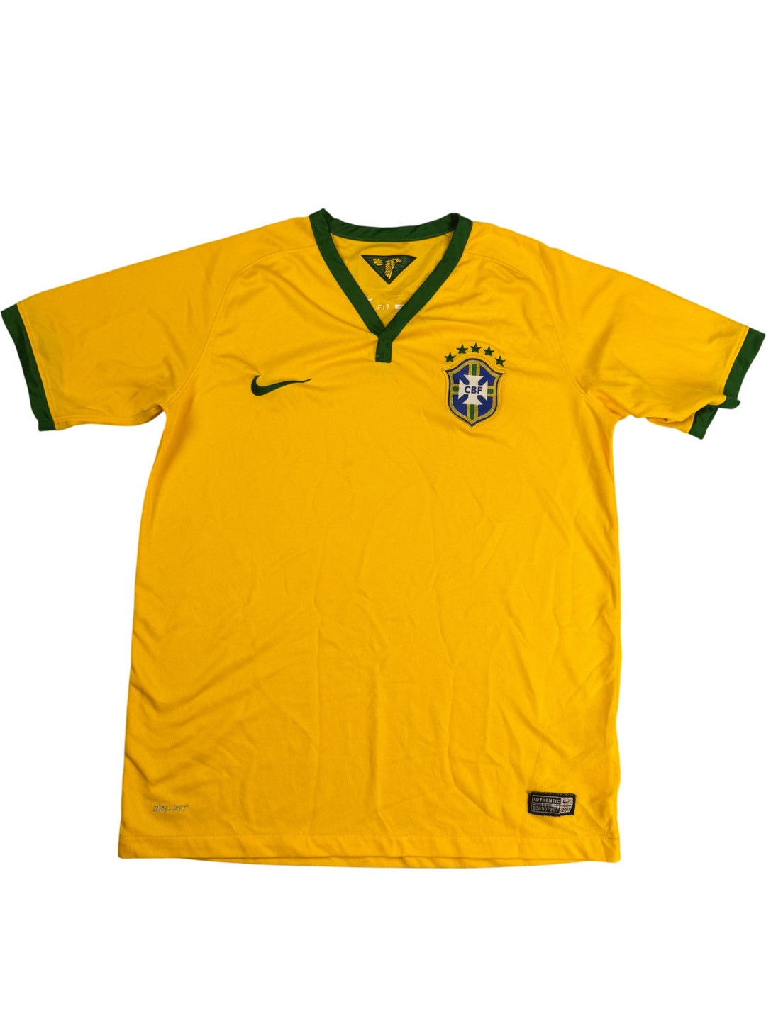 Brazil National Football Team Yellow Sports Shirt - Think Vintage Online Ltd