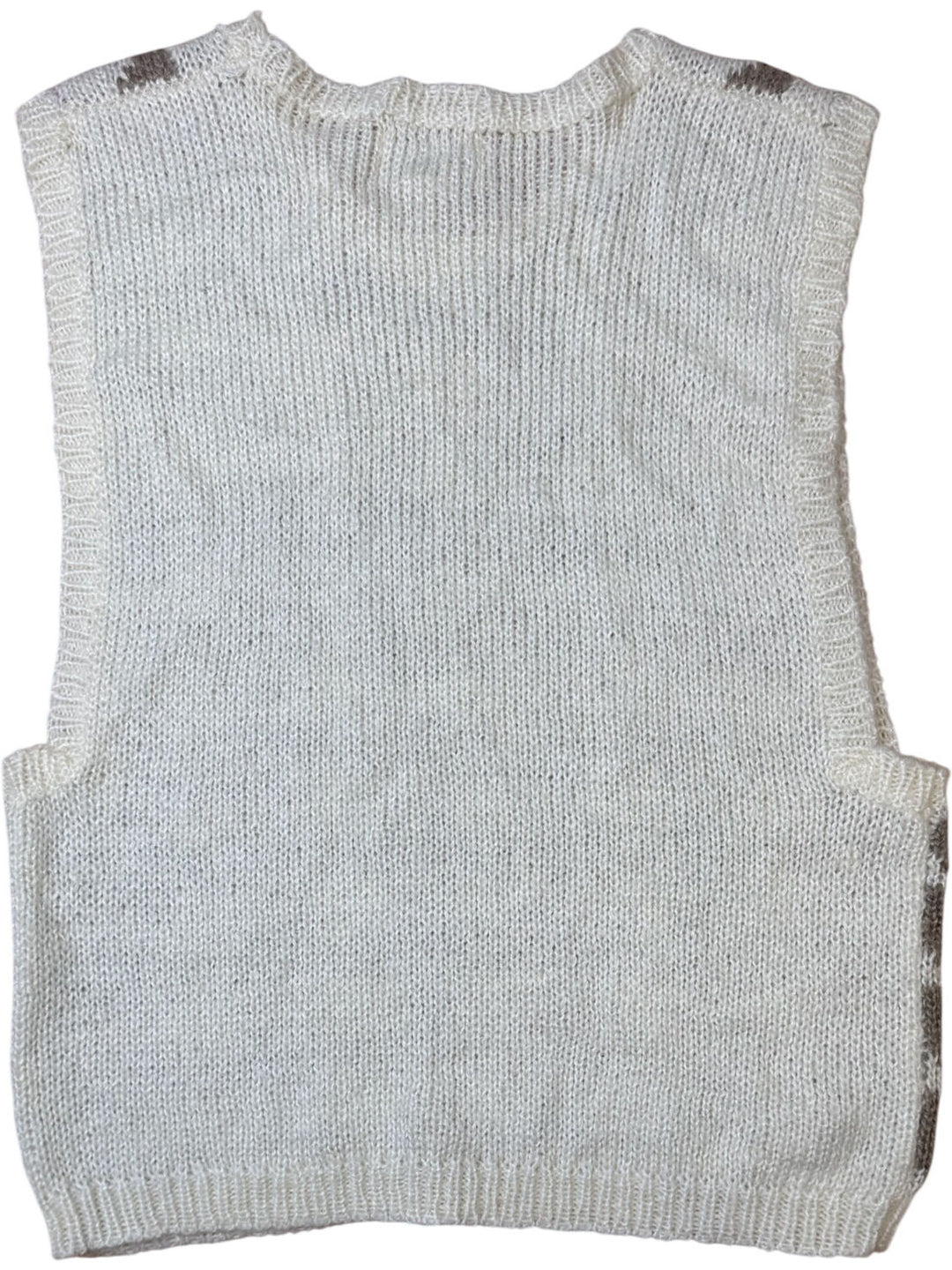 Bridgewater Houndstooth Knit Vest - S