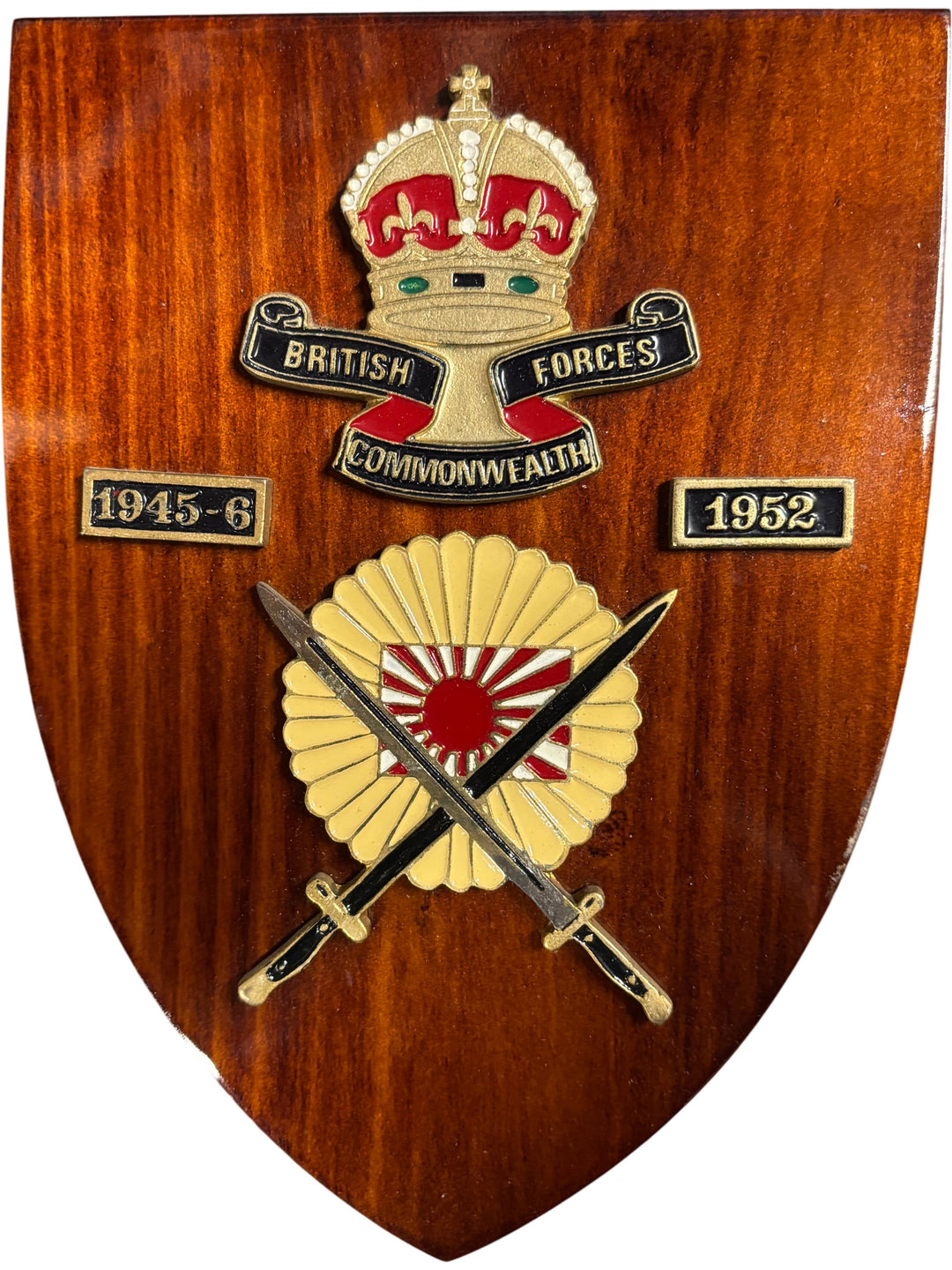 British Commonwealth Forces Award Plaque 1945-1952 - Think Vintage