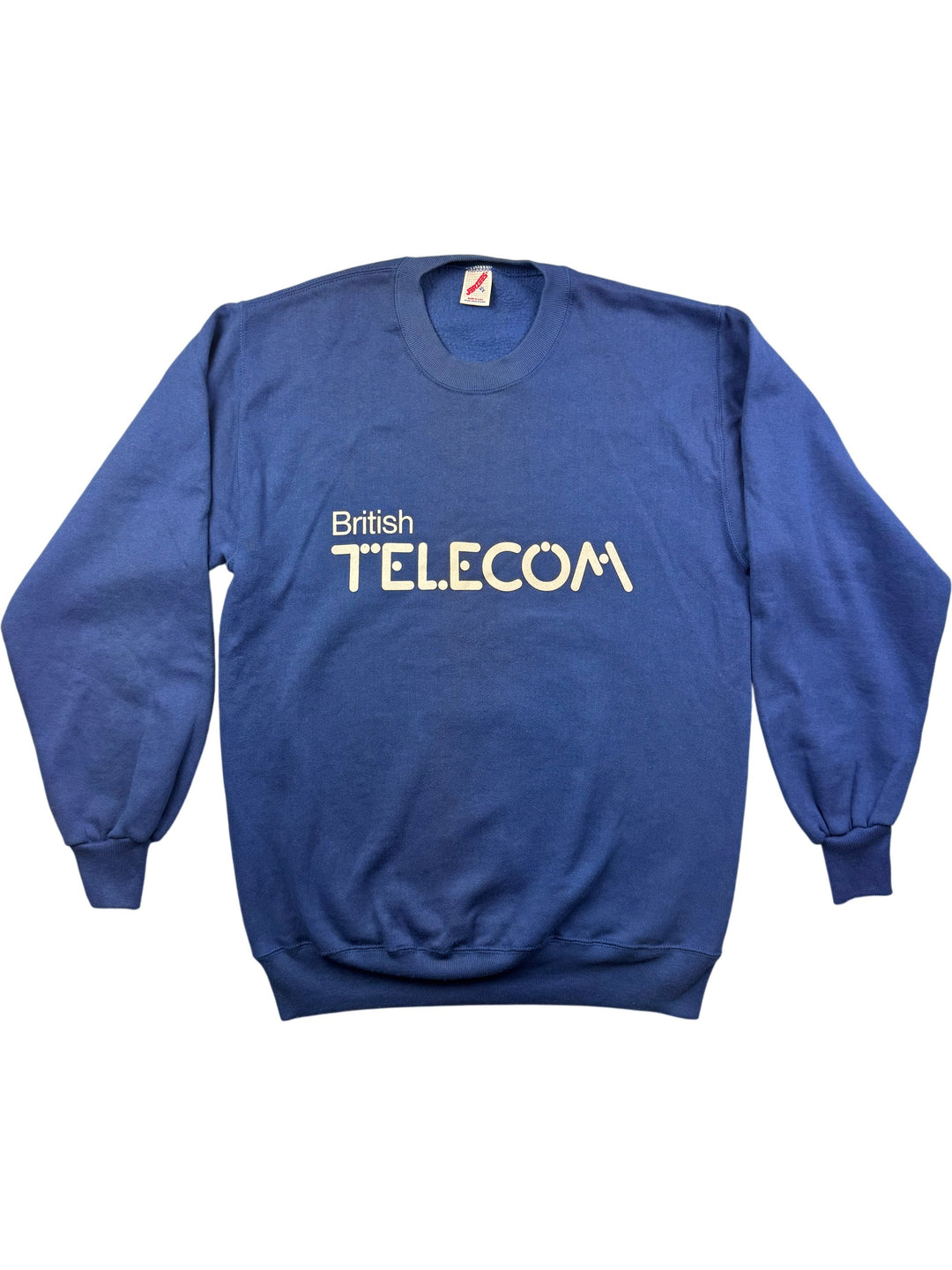 British Telecom Jerzees Blue Sweatshirt - L - Think Vintage