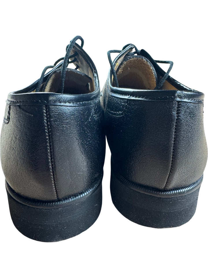Broadways Hush Puppies Black Leather Shoes - 7.5 - Think Vintage ltd