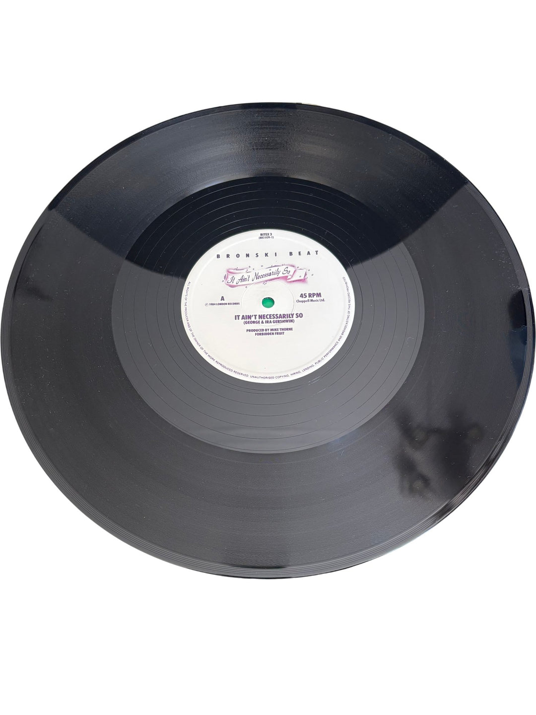 Bronski Beat It Ain't Necessarily So Vinyl - Good - Think Vintage ltd