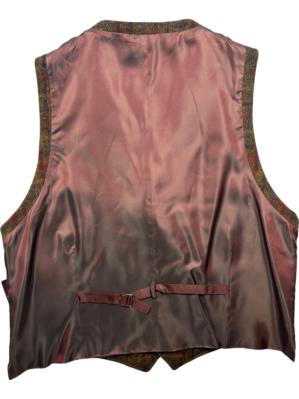 Brook Taverner Harris Tweed Waistcoat - L - Think Vintage