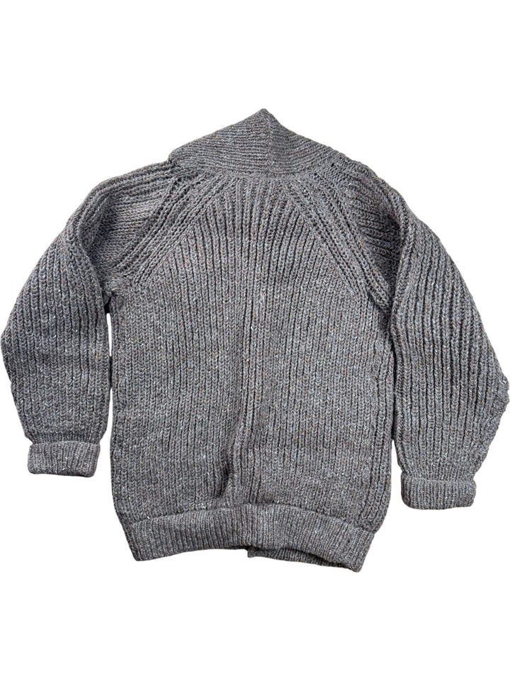 Brown Button-Up Knit Cardigan - L/XL - Think Vintage ltd